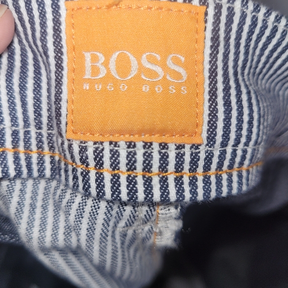 Hugo Boss Orange Label Slim Fit Stripe Shorts 34 - Picture 9 of 11